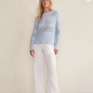 NWT Haven Pointelle Knit Sweater Sz Lg